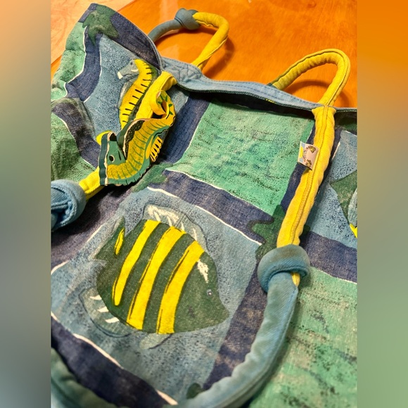 Sun n’ Sand EXTRA LARGE Beach and Pool Lined Seahorse Tote Bag - Picture 4 of 16